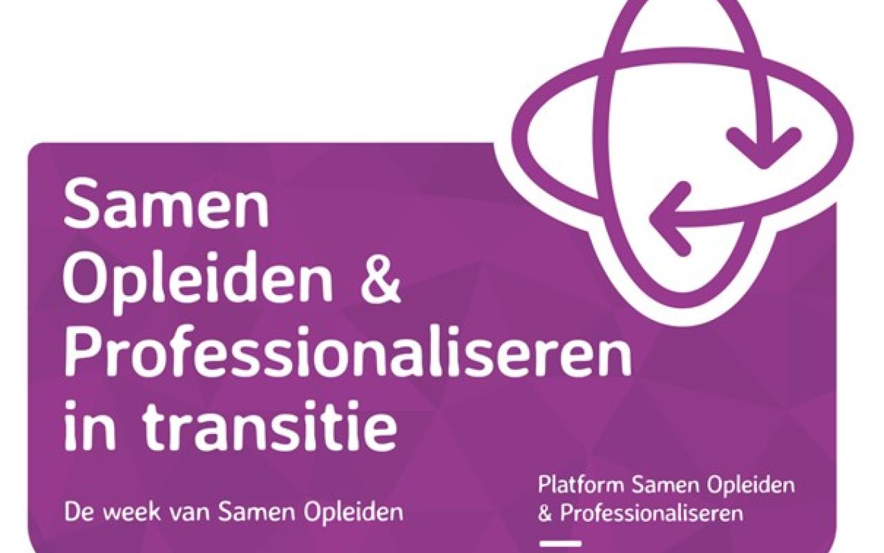 Het logo van samen opleiden en professionaliseren in transitie